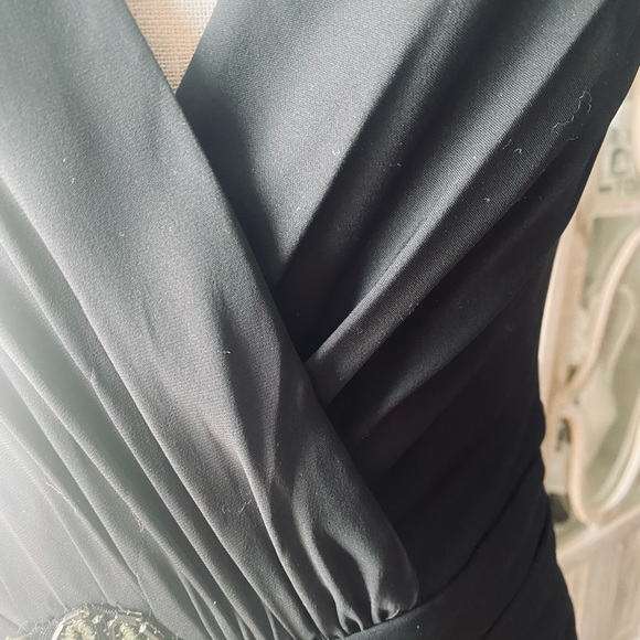 NWT-HH haute hippie Black Chiffon Dress - Picture 4 of 16